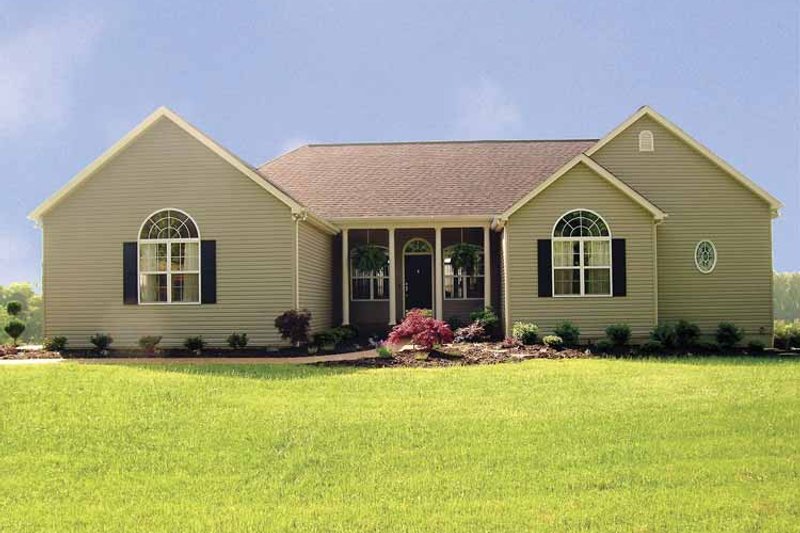 Architectural House Design - Ranch Exterior - Front Elevation Plan #456-81