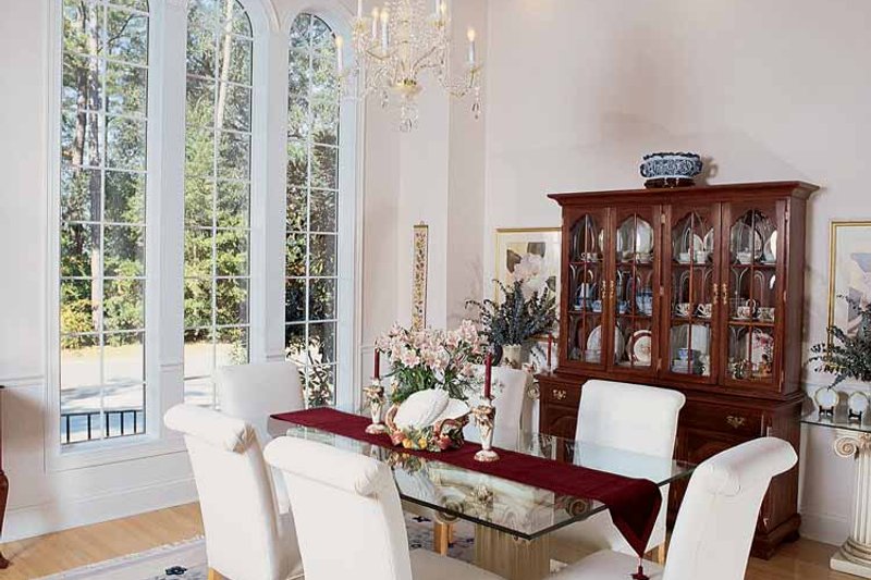 Home Plan - Interior - Dining Room for Mediterranean House Plan #54-187 - 3 bed, 4 bath