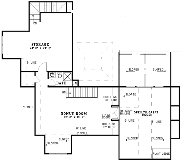 House Plan Design - Country Floor Plan - Other Floor Plan #17-2972