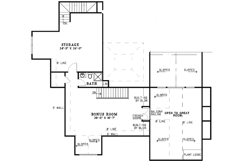 Dream House Plan - Floor Plan - Other Floor for Country House Plan #17-2972 - 4 bed, 4 bath