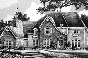 Dream House Plan - Exterior - Front Elevation for Country House Plan #952-188 - 4 bed, 4.5 bath