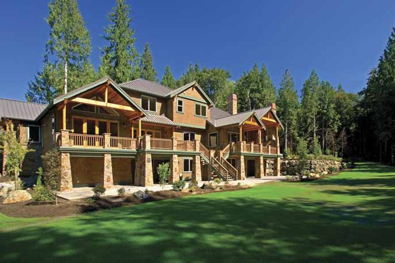 House Plan Design - Exterior - Rear Elevation for Contemporary House Plan #951-2 - 4 bed, 4 bath