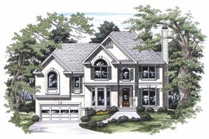 Traditional Exterior - Front Elevation Plan #927-453