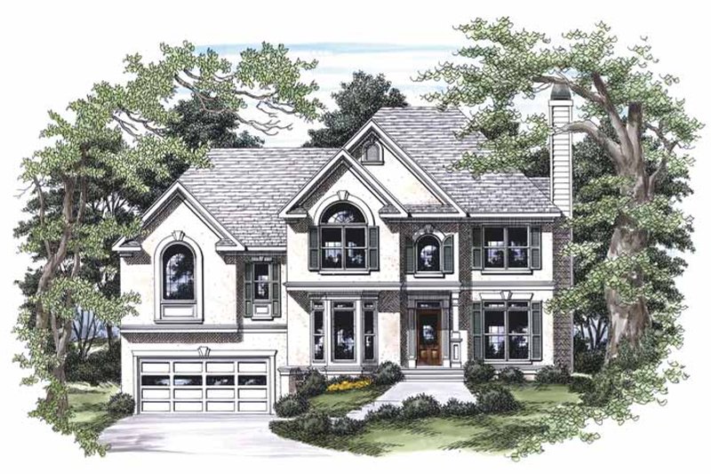Home Plan - Traditional Exterior - Front Elevation Plan #927-453