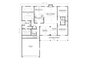 Country Style House Plan - 3 Beds 2 Baths 1831 Sq/Ft Plan #437-13 