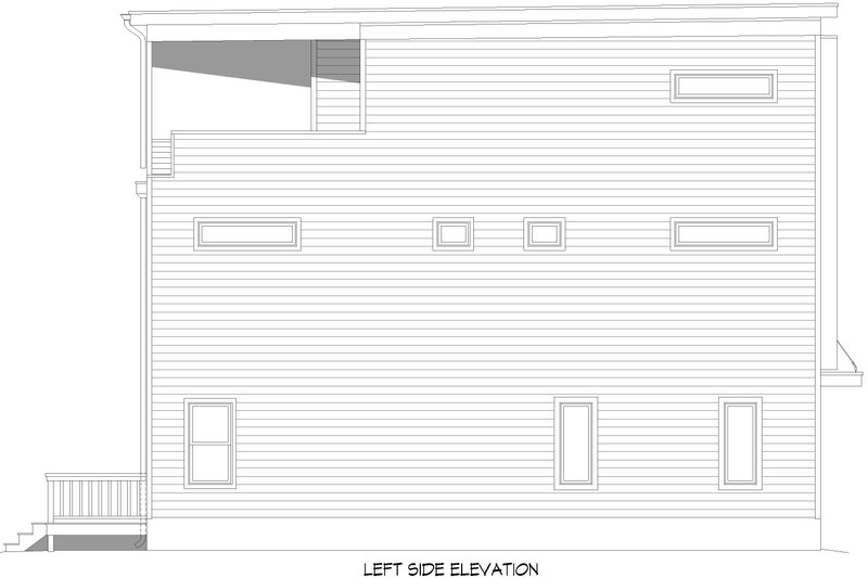 House Plan Design - Exterior - Other Elevation 1 for Contemporary House Plan #932-1042 - 3 bed, 3.5 bath