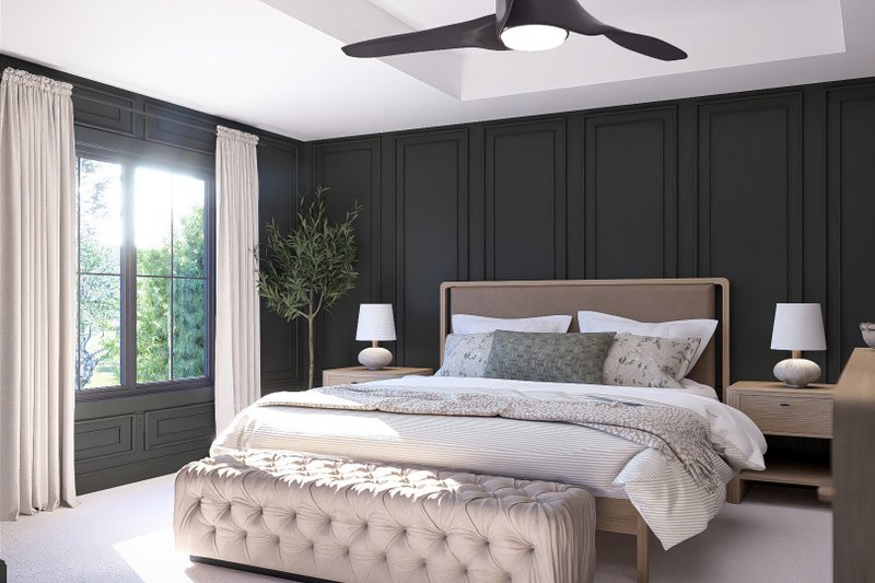 Architectural House Design - Interior - Master Bedroom for Farmhouse House Plan #455-750 - 3 bed, 2.5 bath