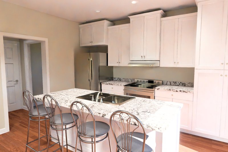 Architectural House Design - Interior - Kitchen 1 for Modern House Plan #513-2463 - 3 bed, 2.5 bath