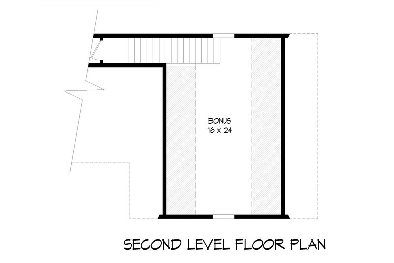 Dream House Plan - Floor Plan - Upper Floor for Country House Plan #932-77 - 2 bed, 2 bath
