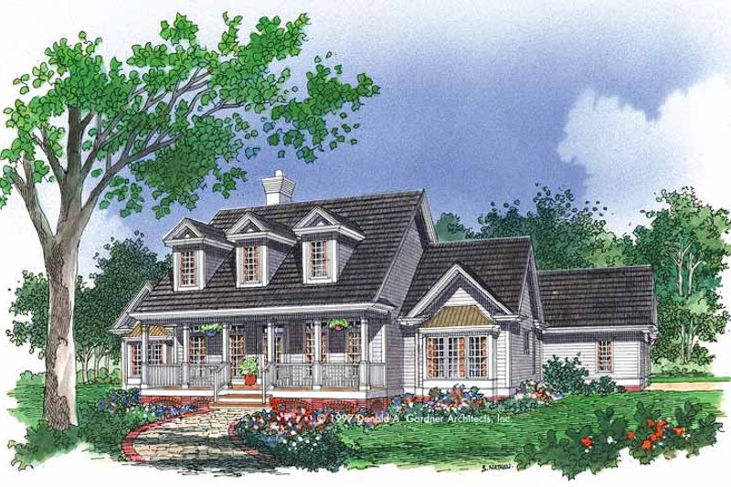 House Plan Design - Country Exterior - Front Elevation Plan #929-345