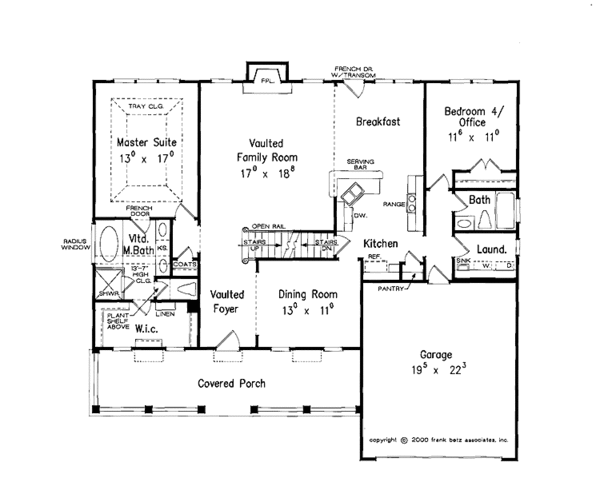 Architectural House Design - Country Floor Plan - Main Floor Plan #927-559