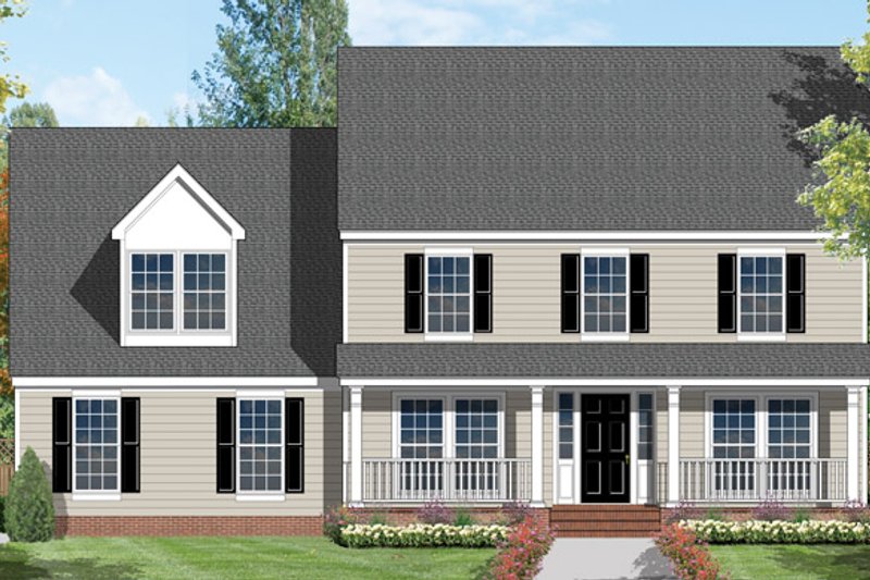 Home Plan - Country Exterior - Front Elevation Plan #1053-20