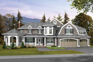 Architectural House Design - Craftsman Exterior - Front Elevation Plan #132-238
