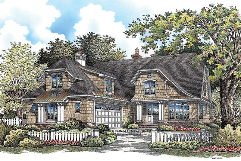 European Style House Plan - 3 Beds 3.5 Baths 2793 Sq/Ft Plan #929-922