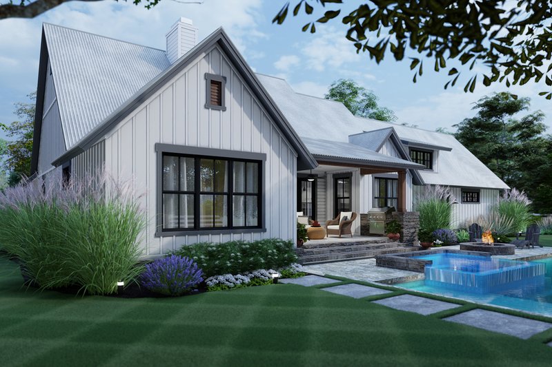 House Design - Exterior - Other Elevation for Cottage House Plan #120-269 - 3 bed, 2.5 bath