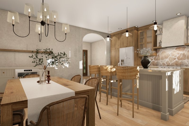 House Blueprint - Interior - Kitchen for Country House Plan #23-2817 - 4 bed, 3 bath