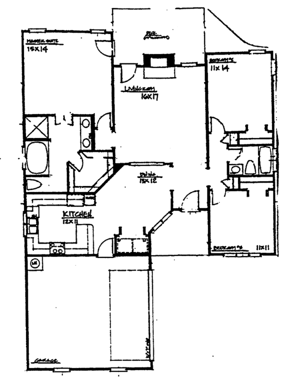 House Plan Design - Colonial Floor Plan - Main Floor Plan #30-331