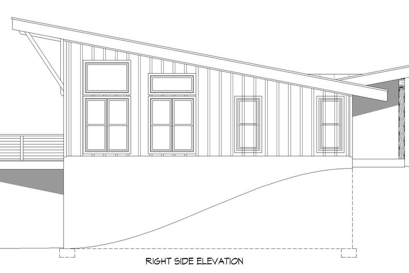Home Plan - Exterior - Other Elevation 1 for Contemporary House Plan #932-944 - 1 bed, 2 bath