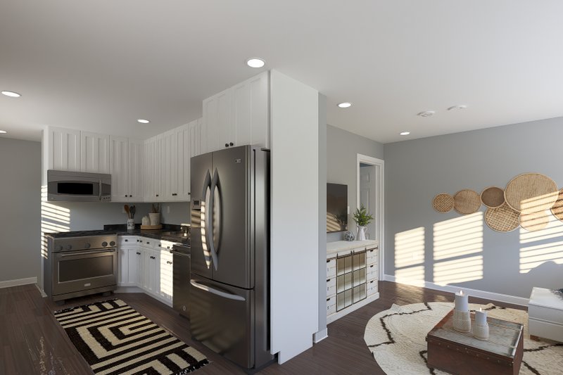 Architectural House Design - Interior - Kitchen 1 for Traditional House Plan #1060-460 - 1 bed, 1.5 bath