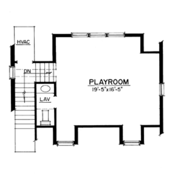 Home Plan - Craftsman Floor Plan - Upper Floor Plan #1016-98
