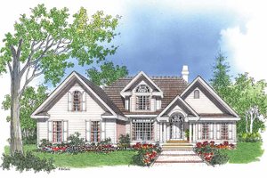 Traditional Exterior - Front Elevation Plan #929-229
