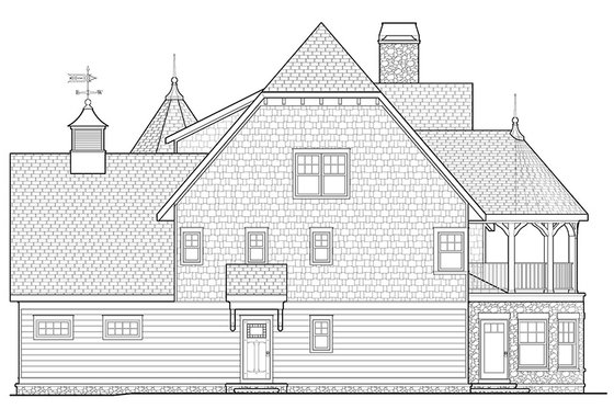 Exterior - Other Elevation for Craftsman House Plan #928-34 - 3 bed, 3 bath
