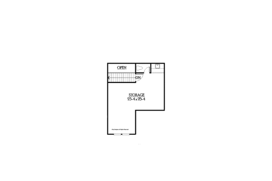 Floor Plan - Upper Floor for Victorian House Plan #132-556 - 3 bed, 2.5 bath