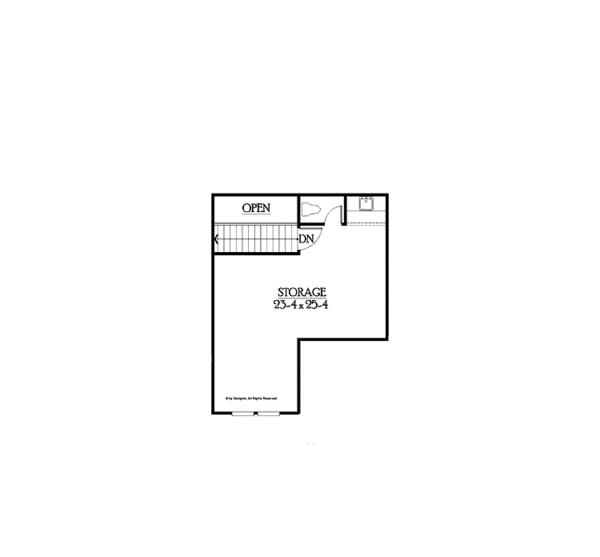 Victorian Floor Plan - Upper Floor Plan #132-556