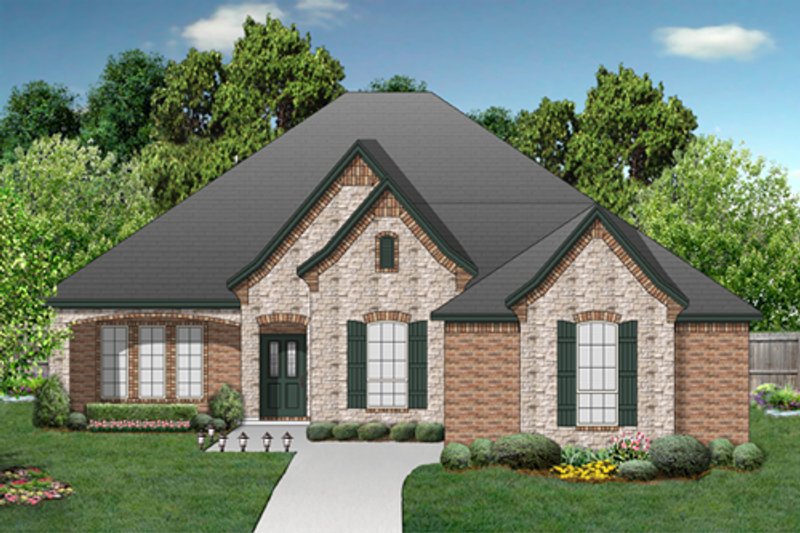 House Design - European Exterior - Front Elevation Plan #84-568