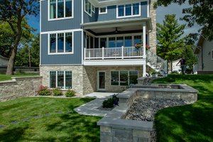 Architectural House Design - Cottage Exterior - Rear Elevation Plan #928-400