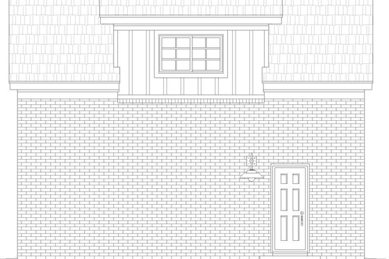 Exterior - Other Elevation 1 for Modern House Plan #932-899, 0 bath