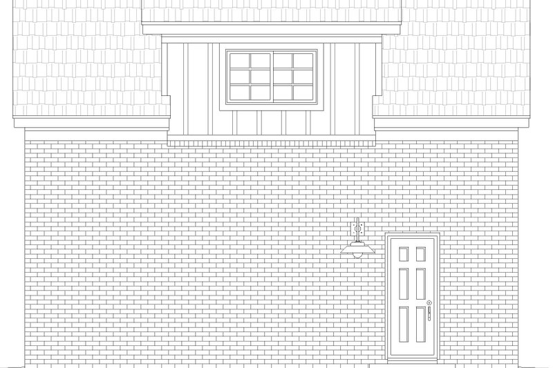 Home Plan - Exterior - Other Elevation 1 for Modern House Plan #932-899, 0 bath