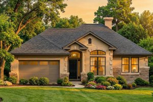 Home Plan - Traditional Exterior - Front Elevation Plan #80-109