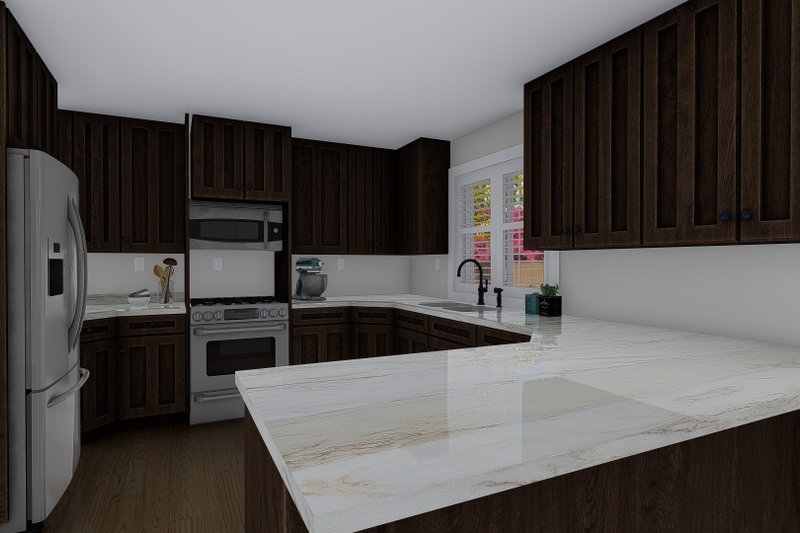 Home Plan - Interior - Kitchen 1 for Traditional House Plan #1060-62 - 3 bed, 2.5 bath