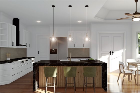 Interior - Kitchen for Traditional House Plan #54-469 - 3 bed, 3.5 bath