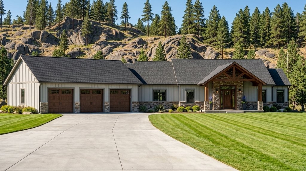 Exterior - Front Elevation 2 for Country House Plan #1064-357 - 1 bed, 1 bath