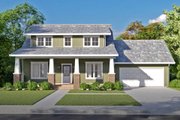 Craftsman Style House Plan - 4 Beds 3.5 Baths 3220 Sq/Ft Plan #1079-2 