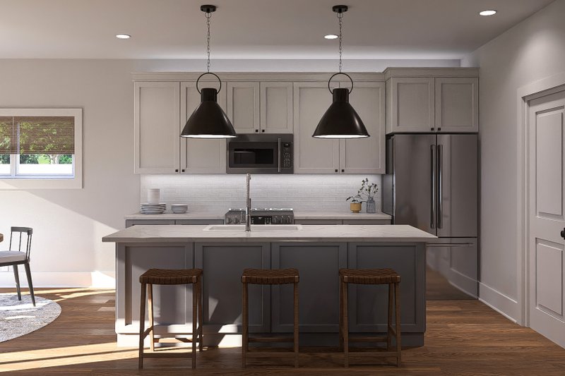 Architectural House Design - Interior - Kitchen for Traditional House Plan #455-416 - 4 bed, 3 bath