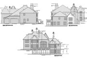 European Style House Plan - 4 Beds 3.5 Baths 4435 Sq/Ft Plan #20-2301 