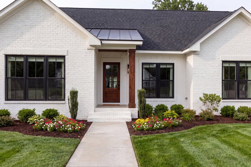 House Blueprint - Exterior - Front Elevation 6 for Farmhouse House Plan #430-449 - 3 bed, 2 bath