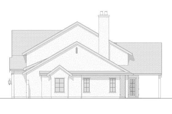 Exterior - Other Elevation 1 for European House Plan #1114-23 - 4 bed, 2.5 bath