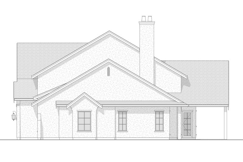 Dream House Plan - Exterior - Other Elevation 1 for European House Plan #1114-23 - 4 bed, 2.5 bath
