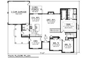 Craftsman Style House Plan - 3 Beds 2 Baths 1958 Sq/Ft Plan #70-1493 