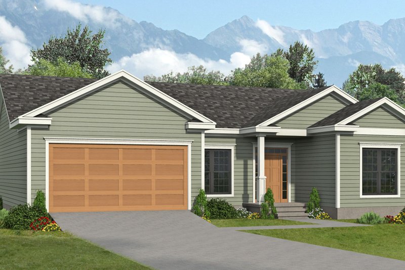Dream House Plan - Craftsman Exterior - Front Elevation Plan #932-1036