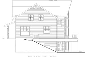 Home Plan - Exterior - Front Elevation for Cabin House Plan #117-573 - 4 bed, 3.5 bath