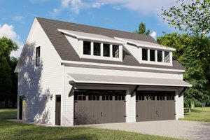 Architectural House Design - Country Exterior - Front Elevation Plan #1064-75