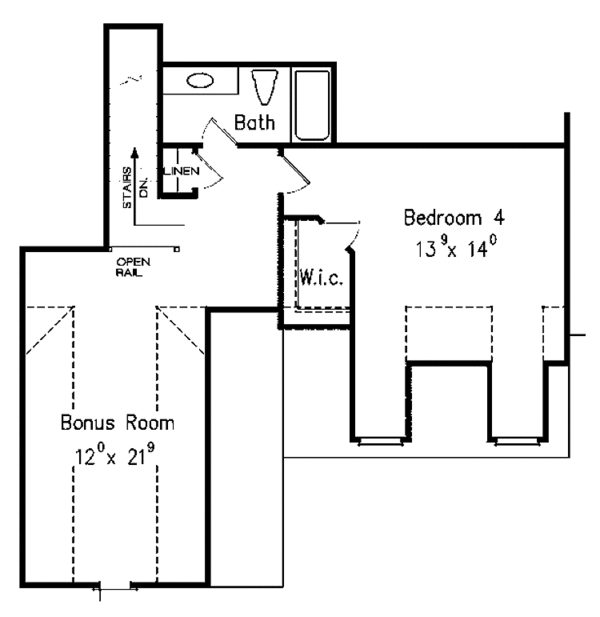 Home Plan - Country Floor Plan - Upper Floor Plan #927-305