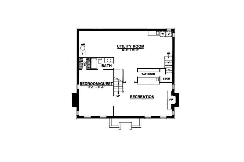 Home Plan - Floor Plan - Other Floor for Colonial House Plan #1016-18 - 3 bed, 3.5 bath