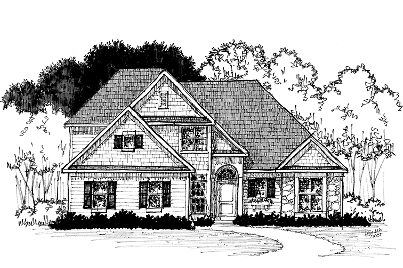 House Plan Design - Exterior - Front Elevation 3 for Traditional House Plan #328-406 - 3 bed, 2.5 bath