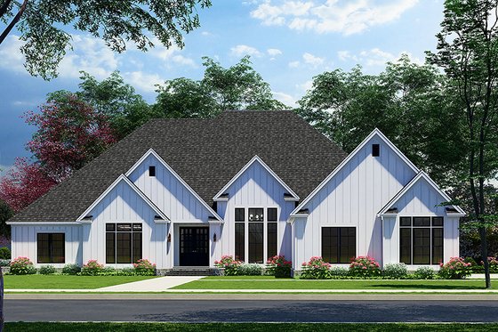 Exterior - Other Elevation for European House Plan #923-239 - 3 bed, 4.5 bath
